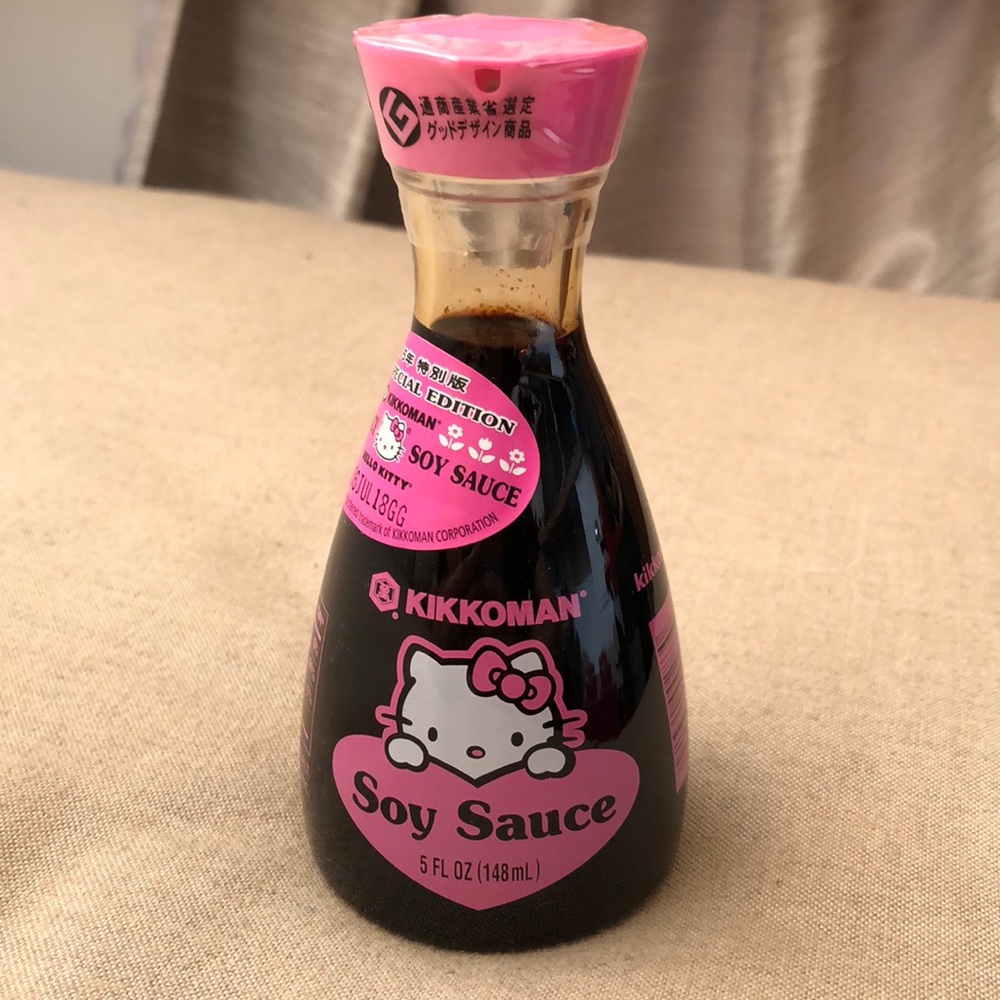 Hello kitty kikkoman Shoyu dispenser.